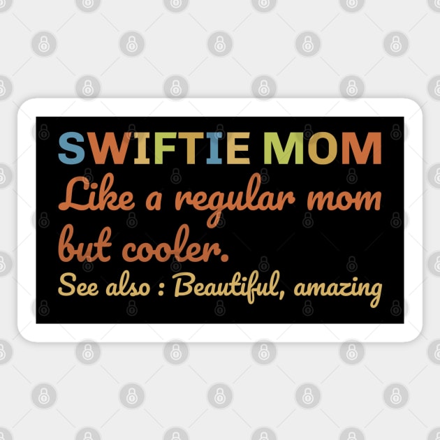 Swiftie Mom Valentine Day Vintage Sticker by GKalArt